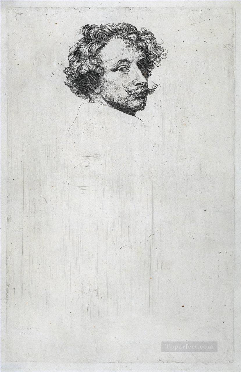 Self portrait 1630 Baroque court painter Anthony van Dyck Oil Paintings